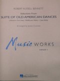 吹奏楽譜　古いアメリカ舞曲による組曲（Suite　of　Old　American　Dances)　作曲／R,Rベネット　編曲／J,カーナウ
