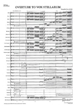 画像1: 吹奏楽譜　オーバーチュア・トゥー・ヴォックス・ステラルム　ウォン・カー・クン 作曲