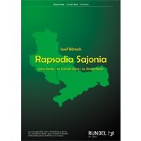 吹奏楽譜　ザクセン・ラプソディー（Rapsodia Sajonia）　作曲／J.ボニッチ