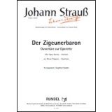 吹奏楽譜　喜歌劇「ジプシー男爵」序曲（The Gypsy Baron Overture）　作曲：J.シュトラウス2世（編曲：S.ルンデル）