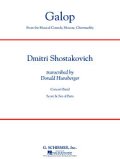 吹奏楽譜 ギャロップ（モスクワのチェリョムーシカ」より）　作曲／ドミートリイ・ショスタコーヴィチ　編曲／ドナルド・ハンスバーガー【2014年11月取扱開始】超話題！