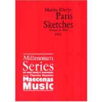 吹奏楽譜　パリのスケッチ(PARIS SKETCHES) 　作曲／ マーティン・エレビー(Martin Ellerby)