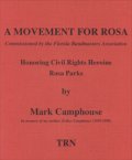 吹奏楽譜　ローザのための楽章 (MOVEMENT FOR ROSA) 　作曲／マーク・キャンプハウス(Mark Camphouse)