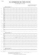 吹奏楽譜　バレエ「三角帽子」より 序奏、粉屋の踊り、終幕の踊り　作曲：ファリャ　編曲：小長谷宗一（予約受付中）【2015年2月取扱開始】