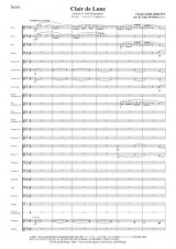 吹奏楽譜  ベルガマスク組曲より「月の光」 原調 （ドビュッシー/前田卓）【2016年11月取扱開始】