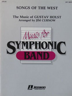 画像1: 吹奏楽譜特価セール　西部の歌（SONGS　OF　THE　WEST）　作曲／GUSTAV　HOLST　編曲／JIM　CURNOW