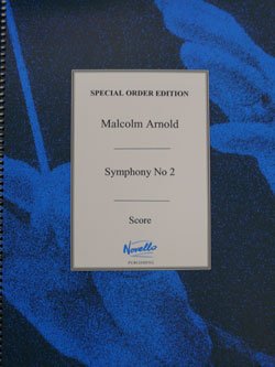 画像1: オーケストラスコア　交響曲第２番（Symphony　No,２）　作曲／M,アーノルド（Malcom　Arnold）
