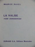 オーケストラスコア　LA　VALSE（ラ・ヴァルス）　作曲／M,ラヴェル