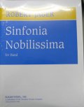 吹奏楽譜　 シンフォニア・ノビリッシマ　作曲者／ R.ジェイガー