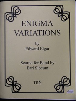 画像1: 吹奏楽譜　エニグマ変奏曲　作曲者 エルガー　 編曲者 スローカム 