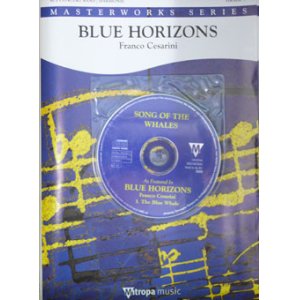 画像: 吹奏楽譜　BLUE HORIZONS（青い水平線）作曲者／ F.チェザリーニ