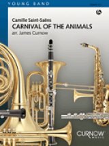 画像: 吹奏楽譜  動物の謝肉祭(グレード2.5,6:15) 作曲／Camille Saint-Saens （ カミーユ・サン=サーンス ） 編曲／James Curnow （ ジェームズ・カーナウ ）