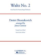 画像: 吹奏楽譜 ワルツ第2番(「舞台管弦楽のための組曲より」　作曲／ドミートリイ・ショスタコーヴィチ　編曲／ジェームズ・カーナウ【2014年11月取扱開始】