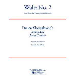 画像: 吹奏楽譜 ワルツ第2番(「舞台管弦楽のための組曲より」　作曲／ドミートリイ・ショスタコーヴィチ　編曲／ジェームズ・カーナウ【2014年11月取扱開始】