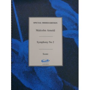 画像: オーケストラスコア　交響曲第２番（Symphony　No,２）　作曲／M,アーノルド（Malcom　Arnold）