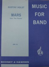 画像: 吹奏楽譜特価セール　組曲「惑星」より火星　作曲／ホルスト　編曲／J,カーウエン