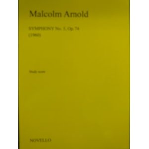 画像: オーケストラスコア　交響曲第5番（Symphony　No,5）　作曲／M,アーノルド（Malcom　Arnold）