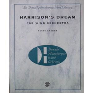 画像: 吹奏楽譜　ハリソンの夢　作曲者 ／P.グレーアム　 編曲者 ／ハンスバーガー