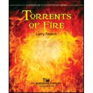 画像: 吹奏楽譜　トレンツ・オブ・ファイアー（TORRENTS OF FIRE）　作曲／ラリー・ニーク