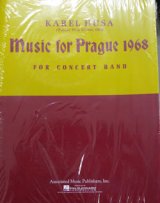 画像: 吹奏楽譜　プラハのための音楽１９６８　作曲／フーサ