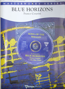 画像1: 吹奏楽譜　BLUE HORIZONS（青い水平線）作曲者／ F.チェザリーニ 