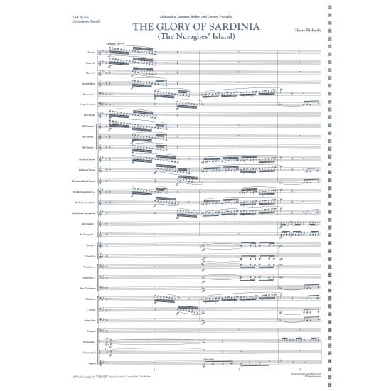 画像1: 吹奏楽譜　「サルディニアの栄光」〜ヌラーゲの島〜　作曲　リチャード・ハリー