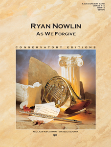 画像1: 吹奏楽譜　神の許しを得て 作曲／Ryan Nowlin （ ライアン・ナウリン ） 