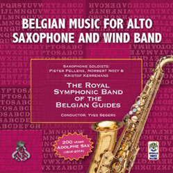 画像1: CD　アルト・サクソフォンと吹奏楽のための音楽　演奏：ベルギー・ギィデ交響吹奏楽団【2014年2月取扱開始】