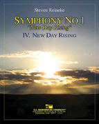 画像1: 吹奏楽譜　交響曲第1番「ニュー・デイ・ライジング」第４楽章:新しい日の出 　作曲／スティーブン・ライニキー（2008年新譜）