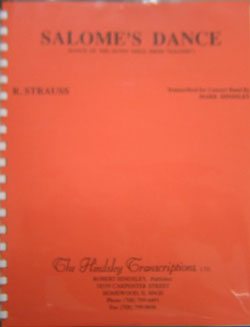画像1: 吹奏楽譜　サロメの踊り　シュトラウス作曲　ハインズレー編曲
