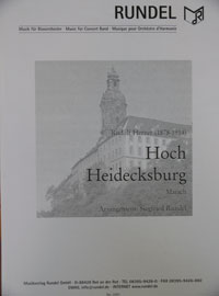 画像1: 吹奏楽譜　ハイデックスブルグ万歳　作曲者 ／R.ヘルツェル 　編曲者／ ルンデル 