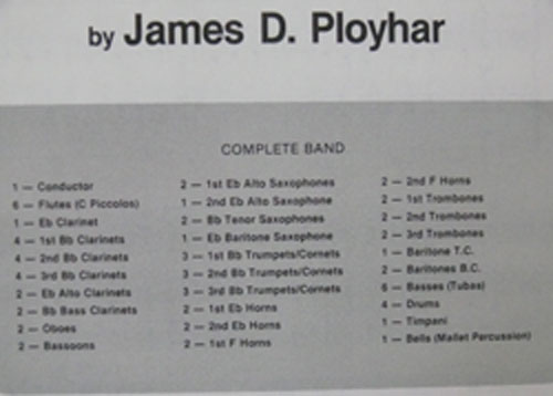 画像: 吹奏楽譜特価セール　ピラミッド　ブルース　作曲／James　D　Ployhar